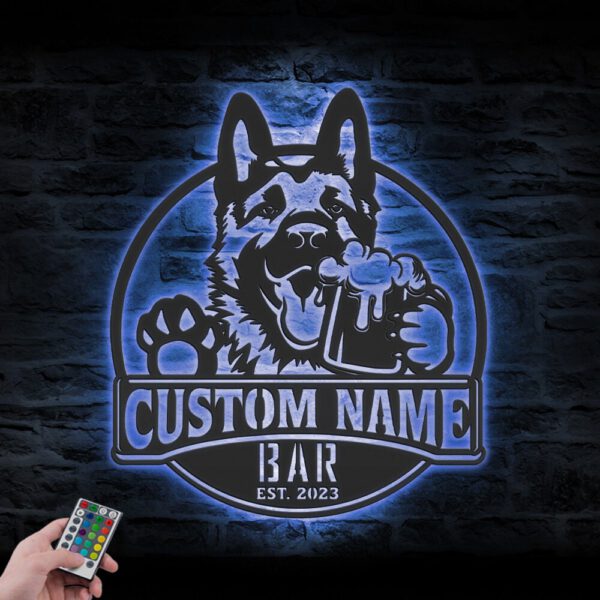 Custom-Funny-German-Shepherd-Thirsty-Beer-Pub-Metal-Wall-Art-LED-Light_4