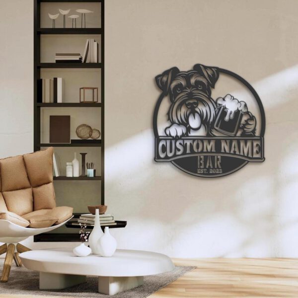 Custom-Funny-Giant-Schnauzer-Thirsty-Beer-Pub-Metal-Wall-Art-LED-Light_7