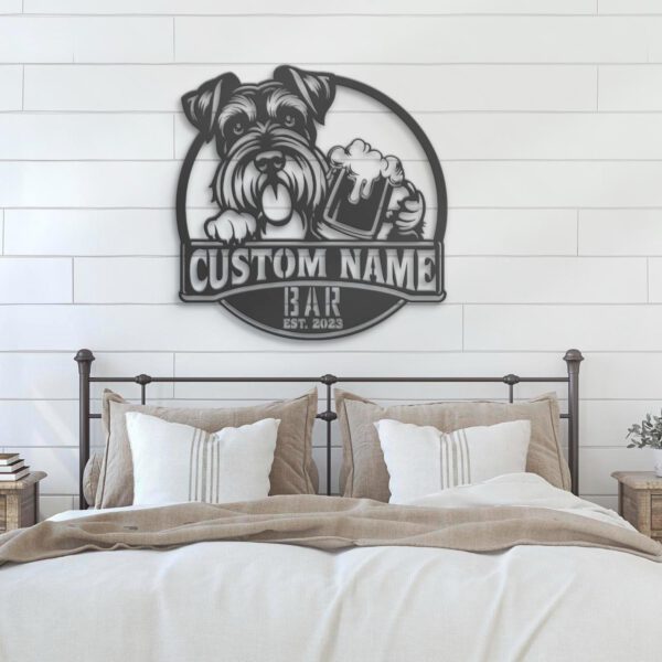 Custom-Funny-Giant-Schnauzer-Thirsty-Beer-Pub-Metal-Wall-Art-LED-Light_8