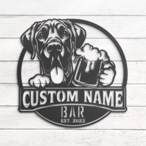 Custom-Funny-Great-Dane-Thirsty-Beer-Pub-Metal-Wall-Art-LED-Light_2