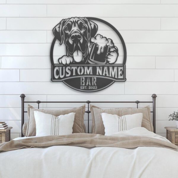 Custom-Funny-Great-Dane-Thirsty-Beer-Pub-Metal-Wall-Art-LED-Light_6