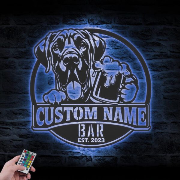 Custom-Funny-Great-Dane-Thirsty-Beer-Pub-Metal-Wall-Art-LED-Light_8