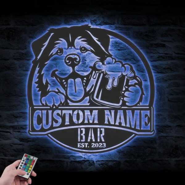 Custom-Funny-Greenland-Dog-Thirsty-Beer-Pub-Metal-Wall-Art-LED-Light_6