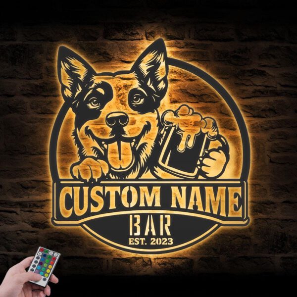 Custom-Funny-Heeler-Thirsty-Beer-Pub-Metal-Wall-Art-LED-Light_1