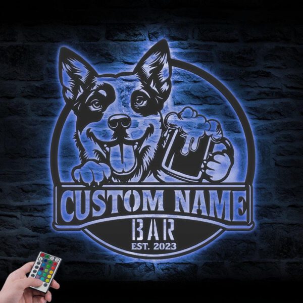 Custom-Funny-Heeler-Thirsty-Beer-Pub-Metal-Wall-Art-LED-Light_6