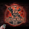 Custom-Funny-Highland-Cow-Thirsty-Beer-Pub-Metal-Wall-Art-LED-Light-7