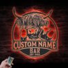 Custom-Funny-Highland-Cow-Thirsty-Beer-Pub-Metal-Wall-Art-LED-Light-8-1