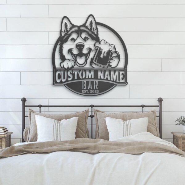 Custom-Funny-Huskador-Thirsty-Beer-Pub-Metal-Wall-Art-LED-Light_7