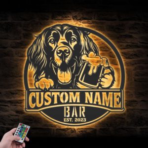 Custom-Funny-Irish-Setter-Thirsty-Beer-Pub-Metal-Wall-Art-LED-Light_2