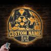 Custom-Funny-Japanese-Chin-Thirsty-Beer-Pub-Metal-Wall-Art-LED-Light_2