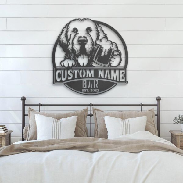 Custom-Funny-Komondor-Thirsty-Beer-Pub-Metal-Wall-Art-LED-Light_2