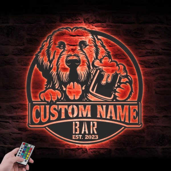 Custom-Funny-Komondor-Thirsty-Beer-Pub-Metal-Wall-Art-LED-Light_7