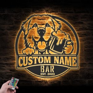 Custom-Funny-Kuvasz-Thirsty-Beer-Pub-Metal-Wall-Art-LED-Light_2