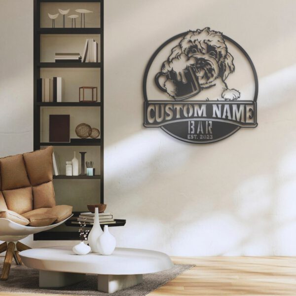 Custom-Funny-Maltese-Thirsty-Beer-Pub-Metal-Wall-Art-LED-Light_6