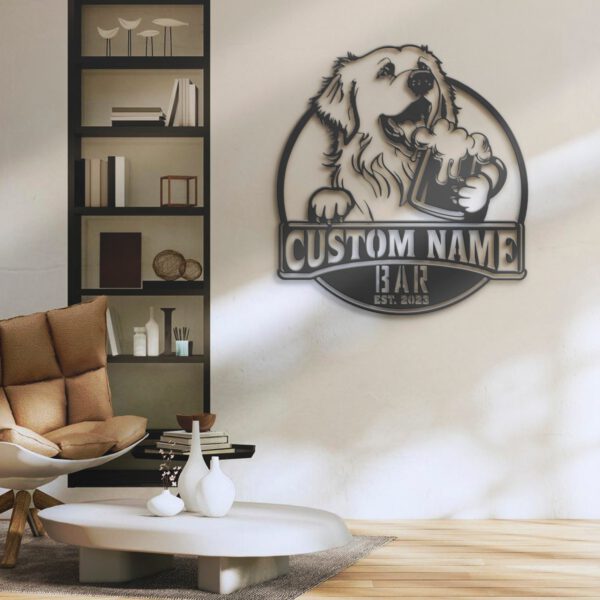 Custom-Funny-Pyrenean-Mountain-Beer-Pub-Metal-Wall-Art-LED-Light_5