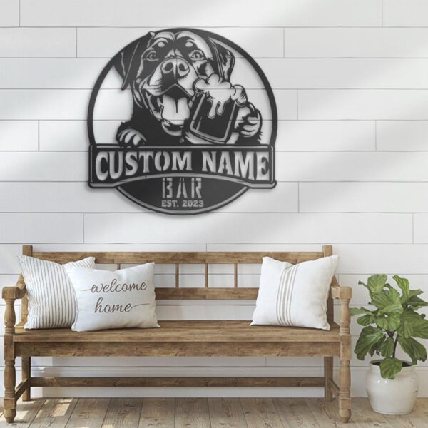 Custom-Funny-Rottweiler-Thirsty-Beer-Pub-Metal-Wall-Art-LED-Light_8