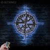 Custom-GPS-Anchor-Compass-Metal-Wall-Art-LED-Light-7