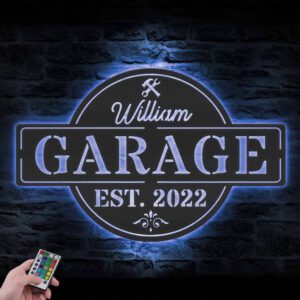 Custom-Garage-Metal-Wall-Art-LED-Light-3-17