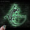 Custom-Gecko-Metal-Wall-Art-LED-Light