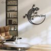 Custom-Gecko-Metal-Wall-Art-LED-Light-2