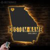 Custom-Georgia-Map-Metal-Wall-Art-LED-Light-4