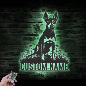 Custom-German-Pinscher-Metal-Wall-Art-LED-Light_2