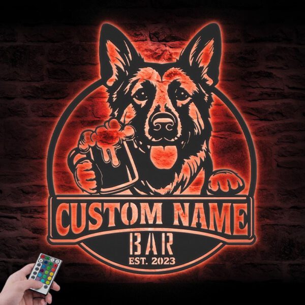 Custom-German-Shepherd-Thirsty-Beer-Pub-Metal-Wall-Art-LED-Light_3