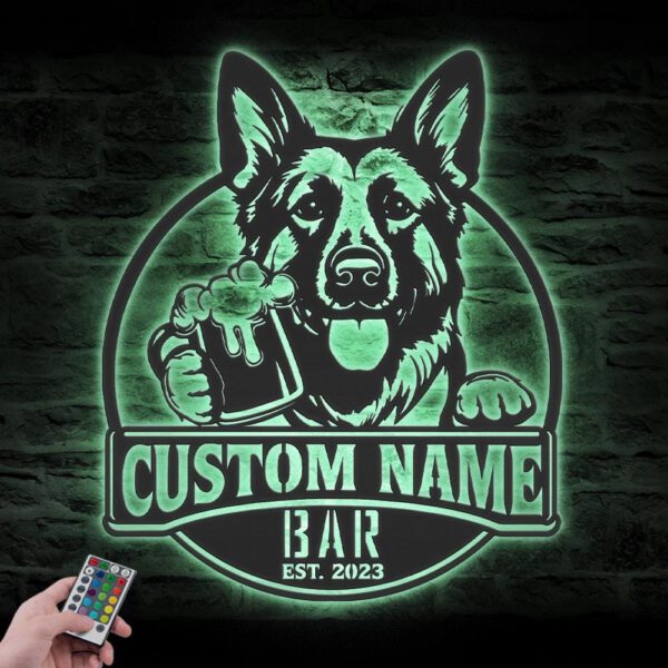 Custom-German-Shepherd-Thirsty-Beer-Pub-Metal-Wall-Art-LED-Light_7