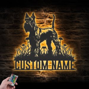 Custom-Giant-Schnauzer-Metal-Wall-Art-LED-Light_1