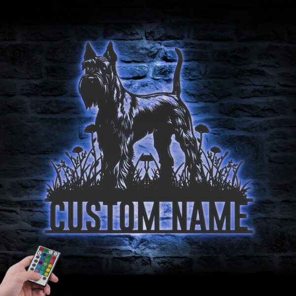 Custom-Giant-Schnauzer-Metal-Wall-Art-LED-Light_6