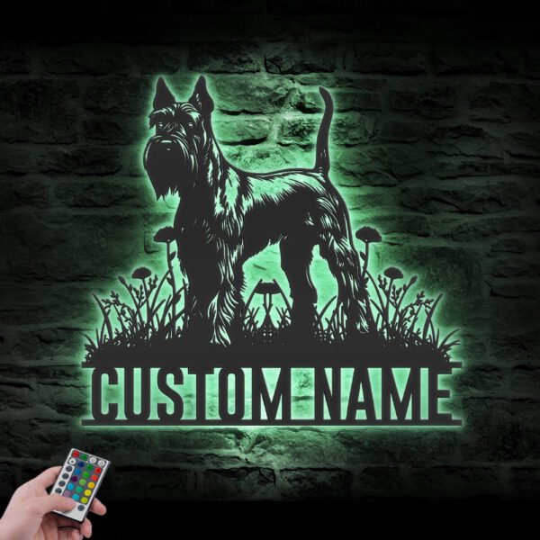 Custom-Giant-Schnauzer-Metal-Wall-Art-LED-Light_8