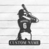 Custom-Girl-Baseball-Metal-Wall-Art-LED-Light-2-1