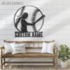 Custom-Girl-Baseball-Metal-Wall-Art-LED-Light-4-3