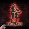 Custom-Girl-Baseball-Metal-Wall-Art-LED-Light-5-1