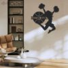 Custom-Girl-Basketball-Cheerleading-Metal-Wall-Art-LED-Light-6