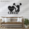 Custom-Girl-Cheerleading-Metal-Wall-Art-LED-Light-5