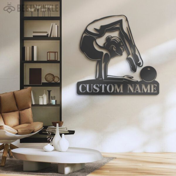 Custom-Girl-Gymnastics-Metal-Wall-Art-LED-Light-1