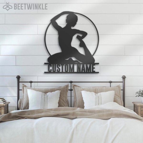 Custom-Girl-Gymnastics-Metal-Wall-Art-LED-Light-3