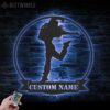 Custom-Girl-Hip-Hop-Dancer-Metal-Wall-Art-LED-Light