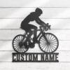 Custom-Girl-Road-Bike-Racing-Metal-Wall-Art-LED-Light-4