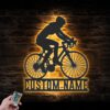 Custom-Girl-Road-Bike-Racing-Metal-Wall-Art-LED-Light-5