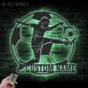 Custom-Girl-Soccer-Metal-Wall-Art-LED-Light-2