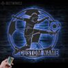 Custom-Girl-Soccer-Metal-Wall-Art-LED-Light-3