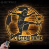 Custom-Girl-Soccer-Metal-Wall-Art-LED-Light-8