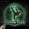 Custom-Girl-Taekwondo-Martial-Arts-Metal-Wall-Art-with-LED-Light-4