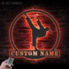 Custom-Girl-Taekwondo-Martial-Arts-Metal-Wall-Art-with-LED-Light-6