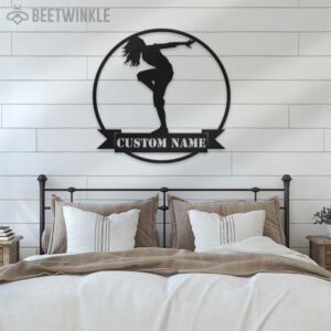 Custom-Girl-Zumba-Dancer-Metal-Wall-Art-LED-Light-3