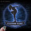 Custom-Girl-Zumba-Dancer-Metal-Wall-Art-LED-Light-7