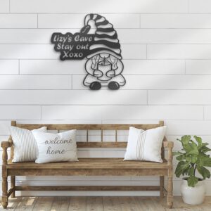 Custom-Gnome-Coffee-Metal-Wall-Art-LED-Light-2