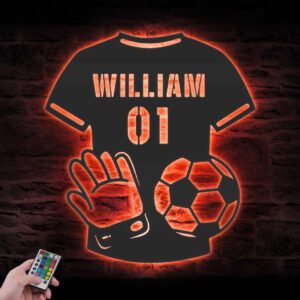 Custom-Goalie-Soccer-Metal-Wall-Art-LED-Light-2